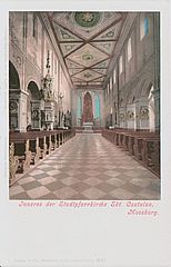 Inneres der Stadtpfarrkirche Skt. Castulus