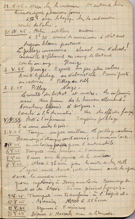 Dr René BAUQUIN carnet page 21