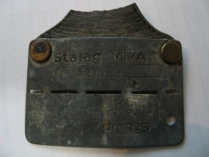 George Edward Malpas's ID tag