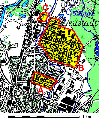 Lageplan Stalag VII A (ca. 22 kB)