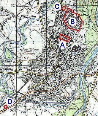 Lageplan Stalag VII A und Friedhof (ca. 61 kB)