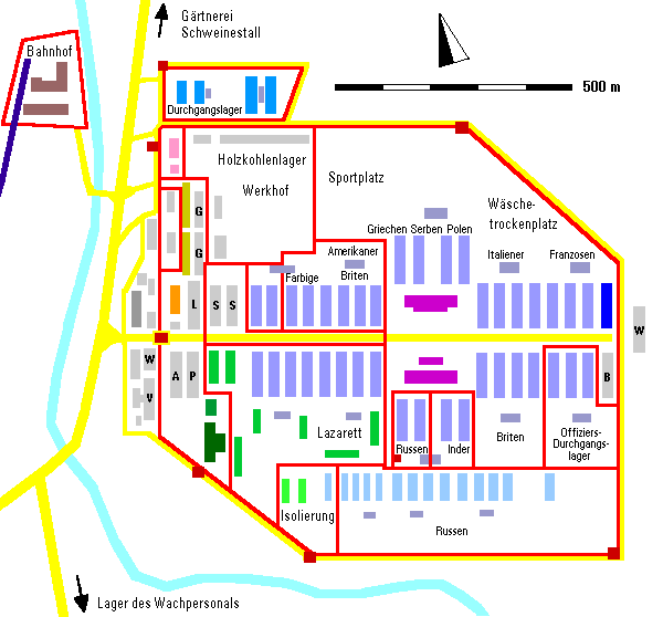 Plan Stalag VII A (ca. 31 kB)