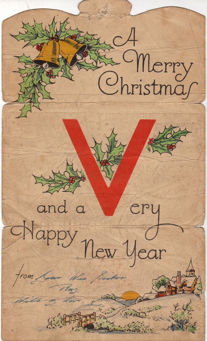 Red Cross Christmas card