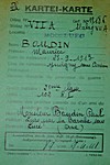Fiche de Maurice Boudin Fiche de Maurice Boudin