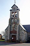 L'entrée de l'Eglise de Lucé L'entrée de l'Eglise de Lucé