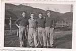 Photo de quatre P.G. dont Gaston Cenci Photo de quatre P.G. dont Gaston Cenci