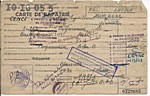 Verso carte de rapatrié Verso carte de rapatrié