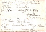 Louis CHOVELON Lundi de Pentecôte - texte au verso Louis CHOVELON Lundi de Pentecôte - texte au verso
